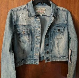 Charlotte Russe Jean Jacket with studs